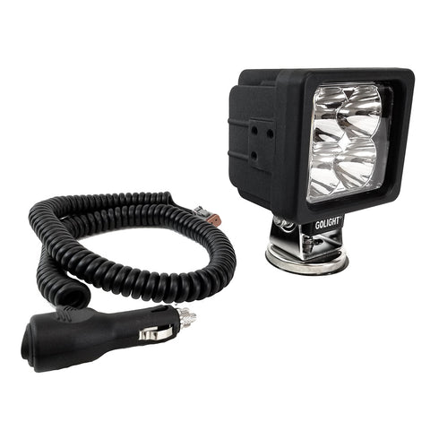 Golight 40245 GXL LED Work Light Series Portable Spot Light Magnetic Mount w/No Remote - 12V - Black