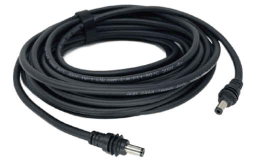 LocMarine 16 AWG Starlink Mini Rugged Power Cable , Double Connector 10Ft | TRVL-10FC