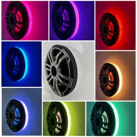 PlashLights Multicolor LED Speaker Ring - High Output - JL Audio 12" | SPKR-JL12