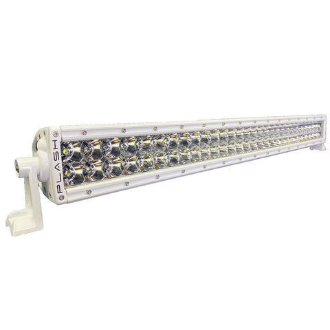 PlashLights 30" XX-Series LED Light Bar - 5W - Straight - White Housing | XX-30-5W-WHT