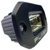 PlashLights 20W Flush Mounted Low Profile LED Light - 120 Scene Flood - Black | 20-LP-FM-SC