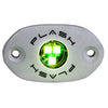 PlashLights Corpus - RGB Carbon Fiber LED Deck Light - White Housing | CF-RL-RGB-S-WHT