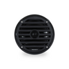 Aquatic AV EL424 ELITE 6.5" Waterproof RGB LED Marine Speakers with Classic Grills, 240W Total Power, 4 Ohm, Black, Pair