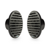 Aquatic AV EC122 Economy 6.5" Waterproof Marine Coaxial Speakers, 160W Total Power, 4 Ohm, Matte Black, Pair
