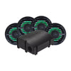 Aquatic AV CK502 PRO Classic Platinum Kit : SWA6 Amplified Bluetooth Stereo Subwoofer with 2 pairs of 6.5" PRO Classic Black Coaxial Speakers