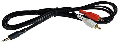 Fusion Adapter, 1x Male 3.5mm to 2X Male RCA