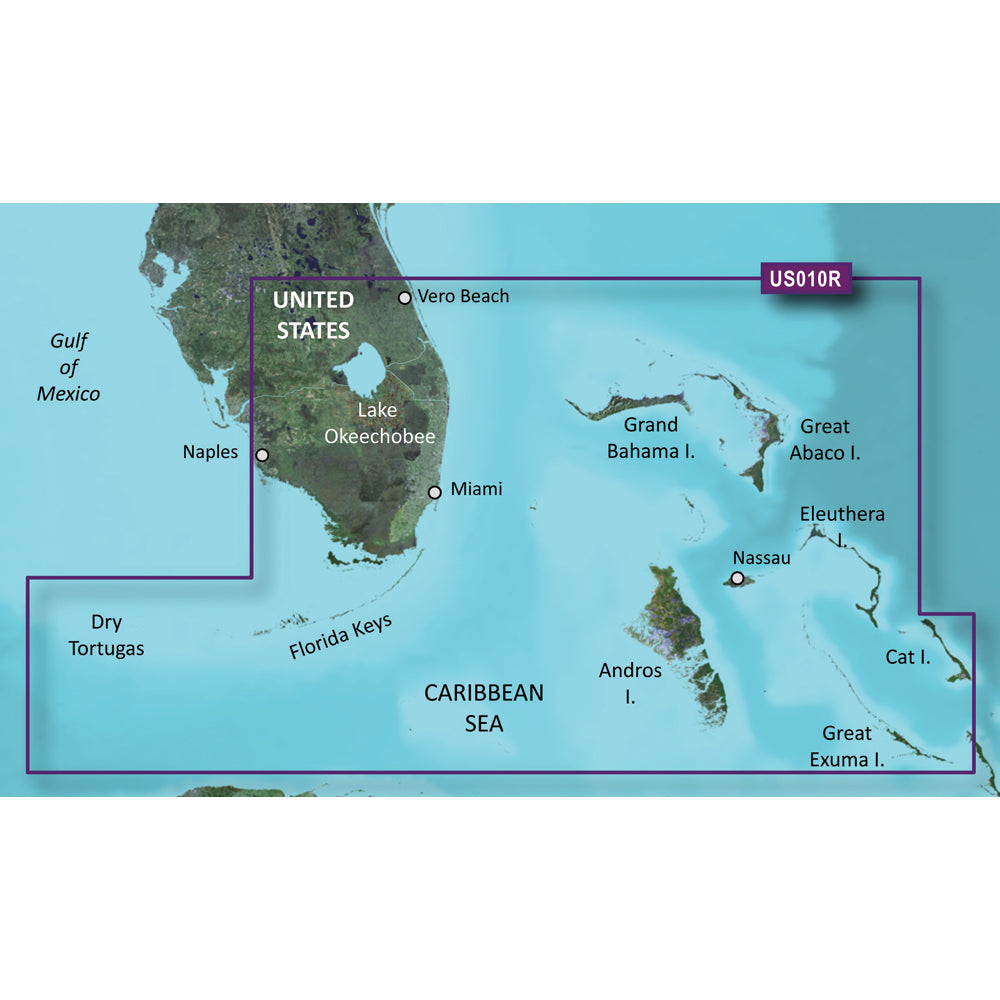 Garmin BlueChart g3 Vision HD - VUS010R - Southeast Florida - microSD/SD (010-C0711-00)