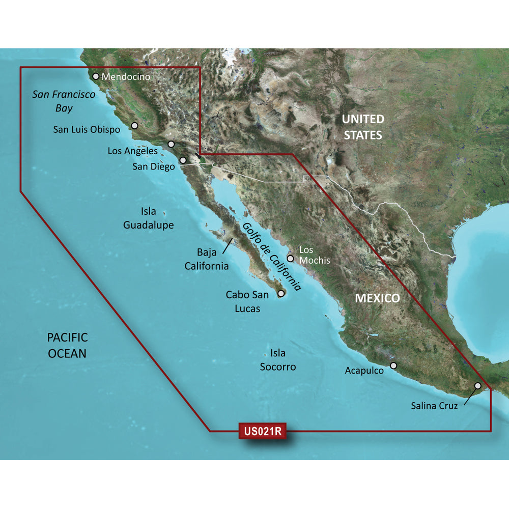 Garmin BlueChart g3 Vision HD - VUS021R - California-Mexico - microSD/SD (010-C0722-00)