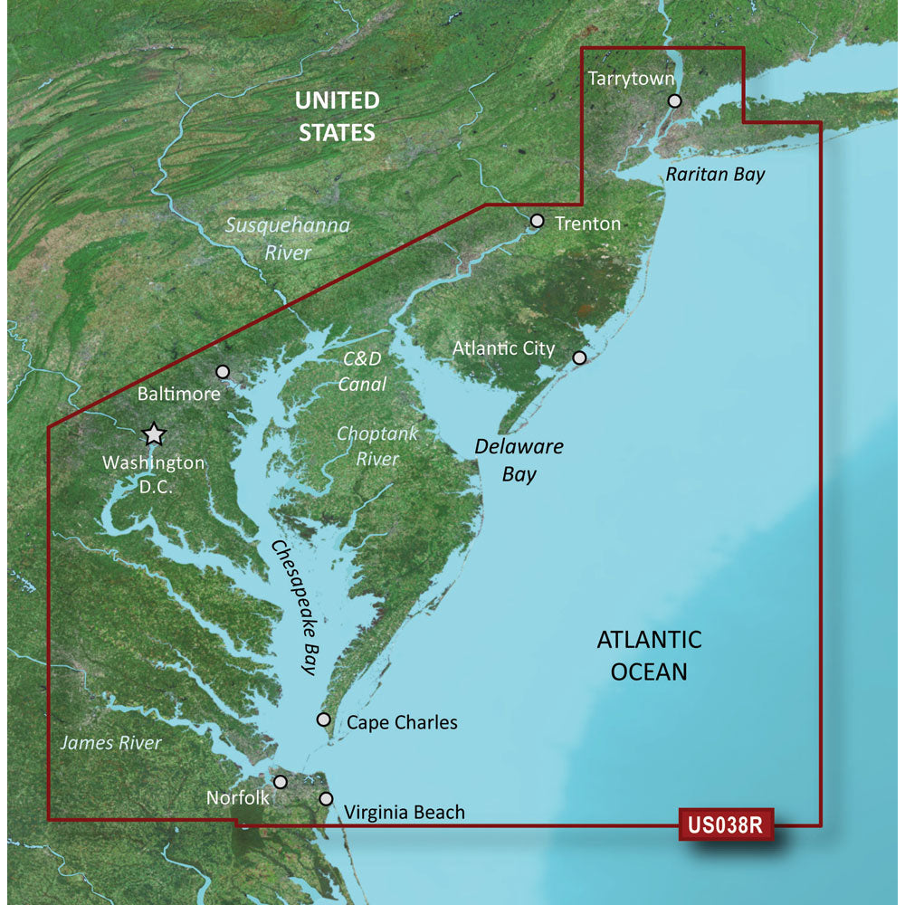 Garmin BlueChart g3 Vision HD - VUS038R - New York - Chesapeake - microSD/SD (010-C1004-00)