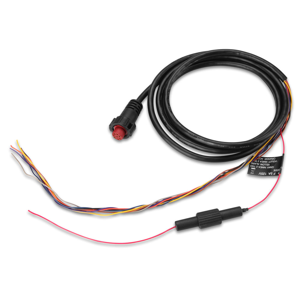 Garmin Power Cable - 8-Pin for ECHOMAP Series & GPSMAP Series (010-11970-00)