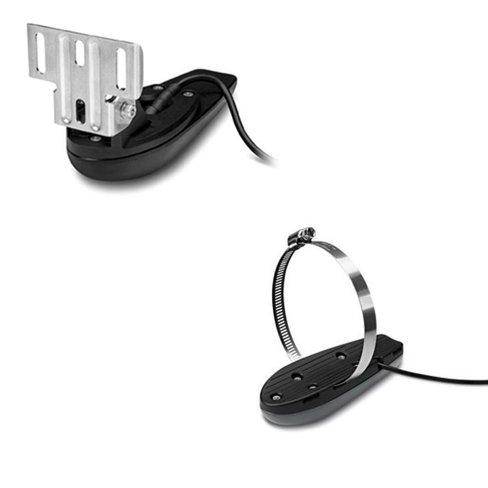 Garmin GT20-TM Transom Mount DownVü 500W (CHIRP 455/800kHz); Traditional 500W (77/200kHz) Transducer with Temp - 8-Pin (010-01960-01)