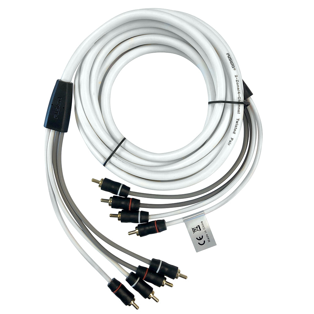 Fusion EL-FRCA12 RCA Cable, 4-Channel, 12 ft (010-12893-00)