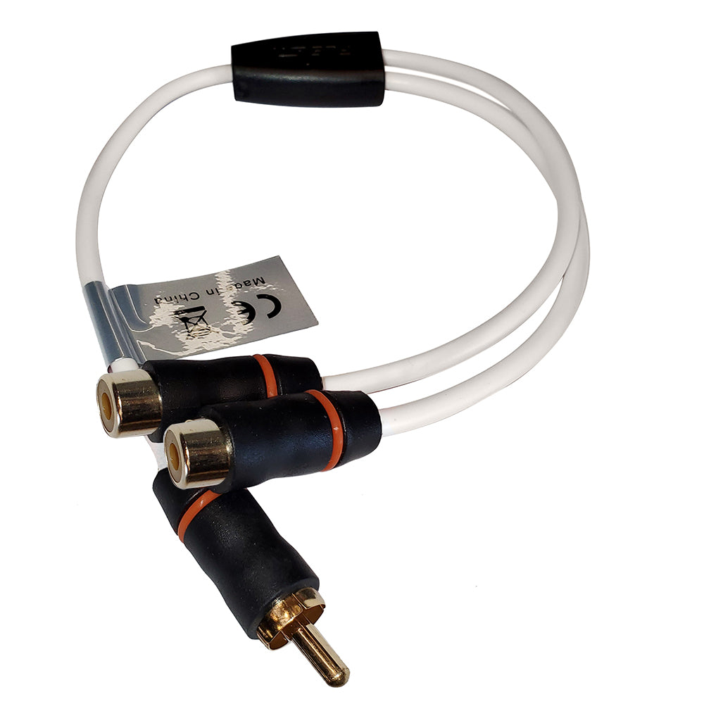 Fusion EL-RCAYF RCA Audio Splitter Cable, Male to Dual Female (010-12896-00)