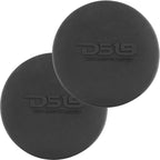 DS18 Black Silicone Marine Speaker Cover for 6.5" Towers, Speakers and Subwoofers - Pair (CS-6/BK)