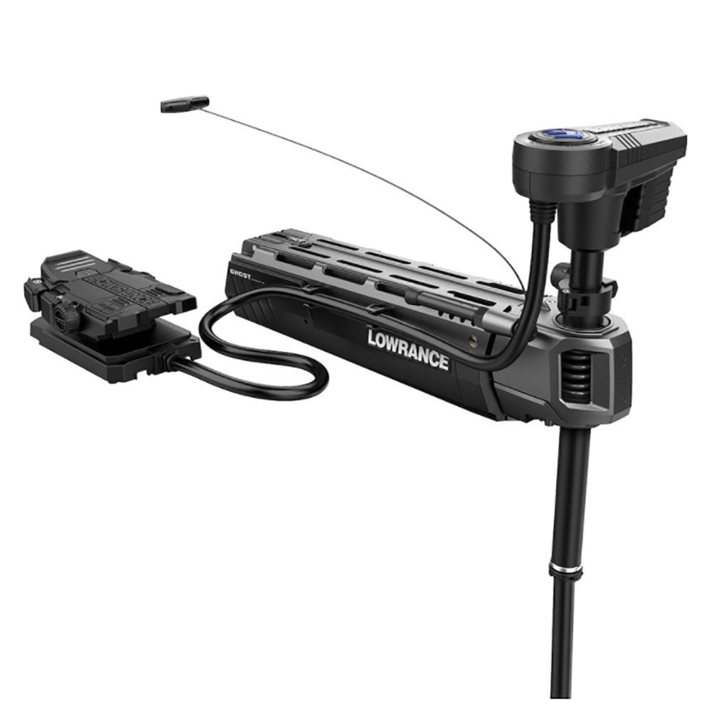 Lowrance Ghost Freshwater 52" Shaft Trolling Motor with HDI CHIRP Nosecone Transducer for 24V or 36V Systems(000-14938-001)