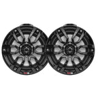 DS18 HYDRO 8" Compact Wakeboard Pod Tower with RGB Light - 375W - Black (NXL-PS8BK)