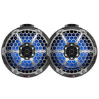 DS18 HYDRO 8" Compact Wakeboard Pod Tower with RGB Light - 375W - Black Carbon Fiber (CF-PS8)