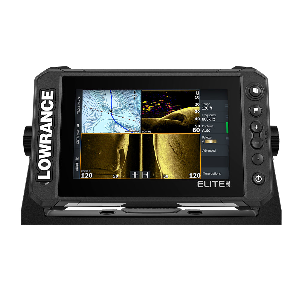 Lowrance Elite FS 7 Chartplotter/Fishfinder with Active Imaging 3-in-1 Transom-Mount Transducer (000-15688-001)