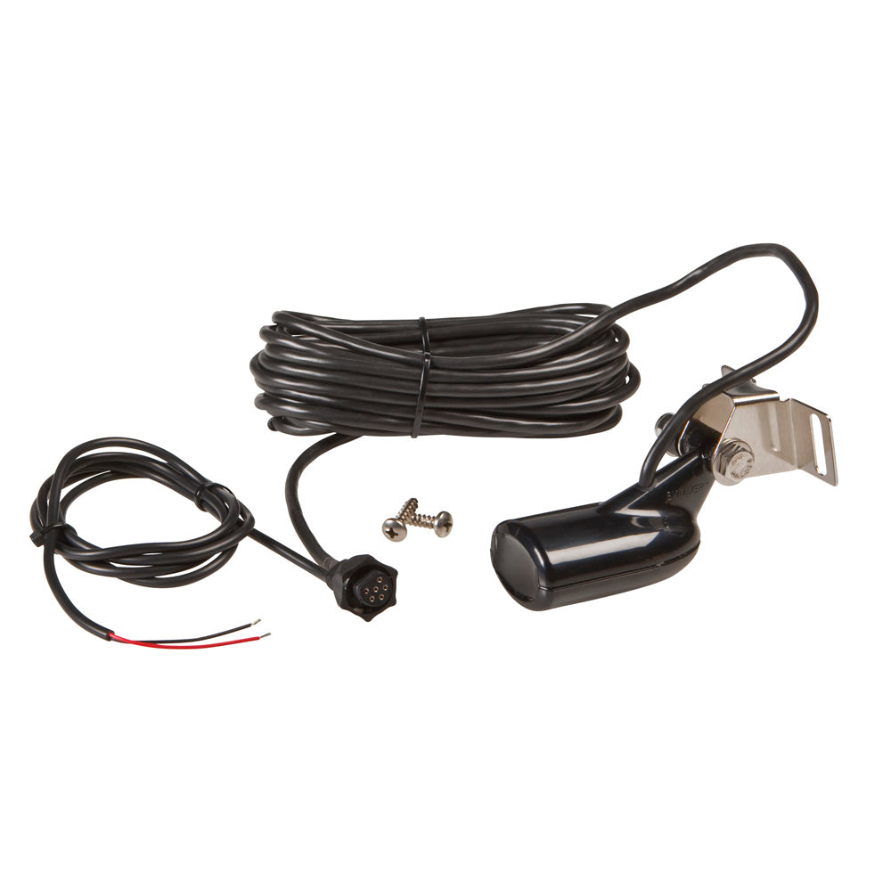 Lowrance HST-WSU 83/200 kHz Transom-Mount 20° Skimmer Transducer with Temperature Sensor (000-0106-48)