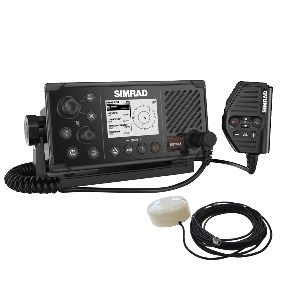 Simrad RS40-B VHF Radio with Class B AIS Transceiver and GPS-500 Antenna (000-14818-001)