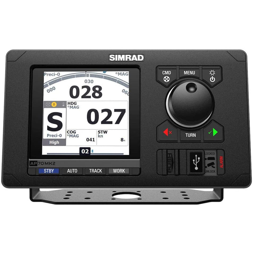 Simrad AP70 Mk2 Autopilot Controller with Color Display and Rotary Knob (000-14958-001)