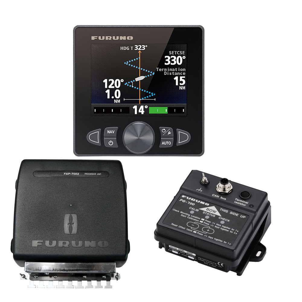 Furuno NavPilot 711C/OB Self-Learning Adaptive Autopilot System with 4.1" Color LCD for Outboards