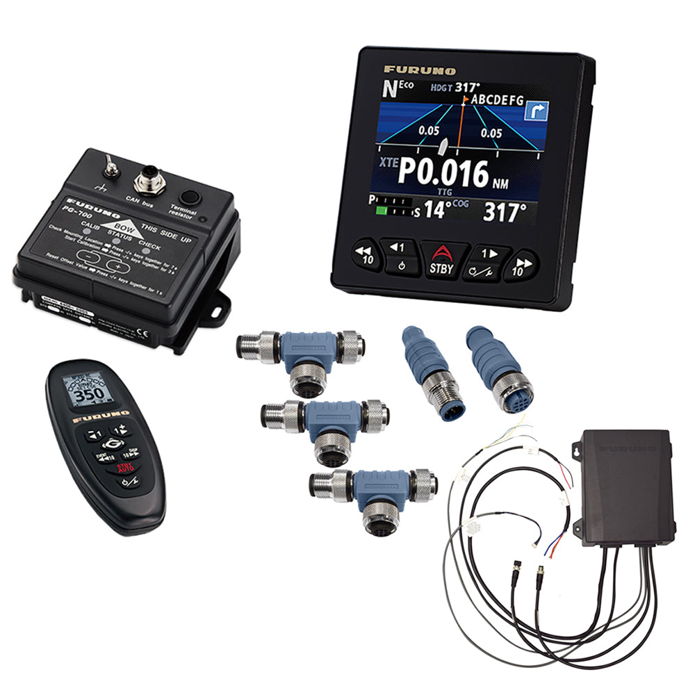 Furuno NavPilot 300 Adaptive Autopilot Package with 4.1" Color LCD and Gesture Controller for Seastar Optimus (NAVPILOT 300-OPT)