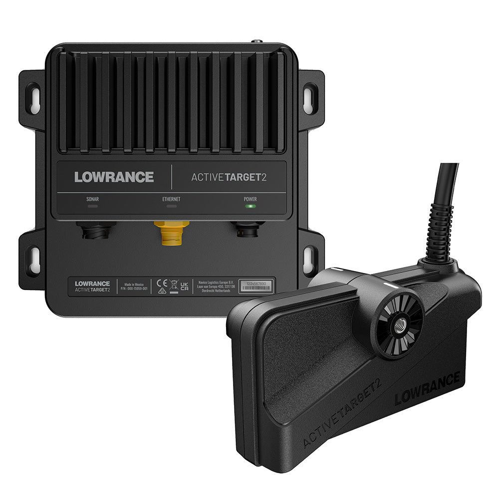Lowrance ActiveTarget 2 Live Sonar with Transducer (Module + XDCR+ Mounts) (000-15959-001)
