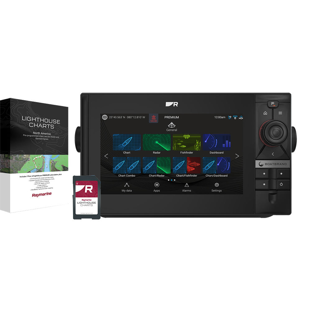 Raymarine Axiom 2 Pro 9 RVM 9" HybridTouch Chartplotter/Fishfinder - Lighthouse North America Charts - No Transducer (E70654-00-102)