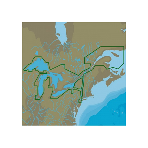 C-MAP 4D NA-D061 Great Lakes & St. Lawrence Seaway Premium Nautical Chart - Marine Navigation microSD/SD Card (M-NA-D061-MS)