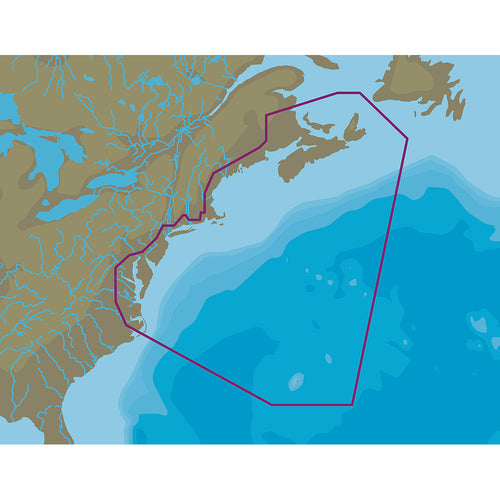 C-MAP 4D NA-D062 Nova Scotia to Chesapeake Bay Premium Nautical Chart - Marine Navigation microSD/SD Card (M-NA-D062-MS)