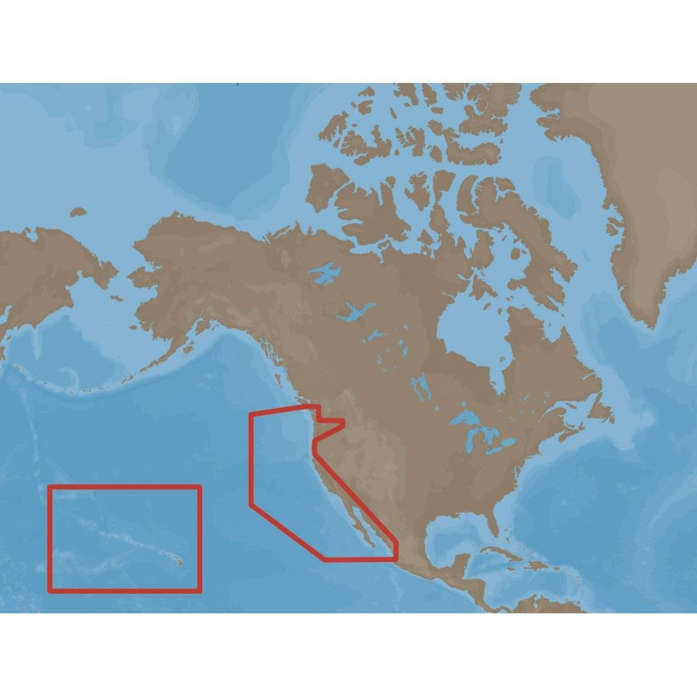 C-MAP MAX Wide NA-M024 US West Coast and Hawaii Nautical Chart - Marine Navigation microSD/SD Card (M-NA-M024-MS)