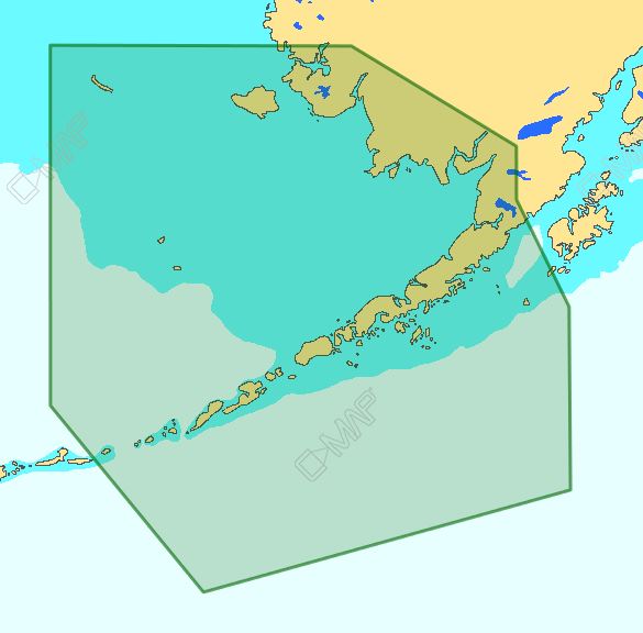 C-MAP 4D NA-D961 Bristol Bay to Amukta Pass Alaska Premium Nautical Chart - Marine Navigation microSD/SD Card (M-NA-D961-MS)