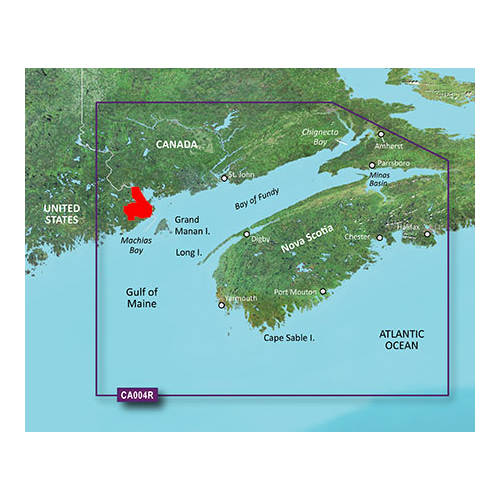 Garmin BlueChart g3 Vision HD - VCA004R - Bay of Fundy - microSD/SD (010-C0690-00)