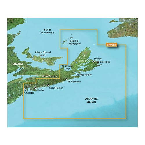 Garmin BlueChart g3 Vision HD - VCA005R - Halifax - Cape Breton - microSD/SD (010-C0691-00)