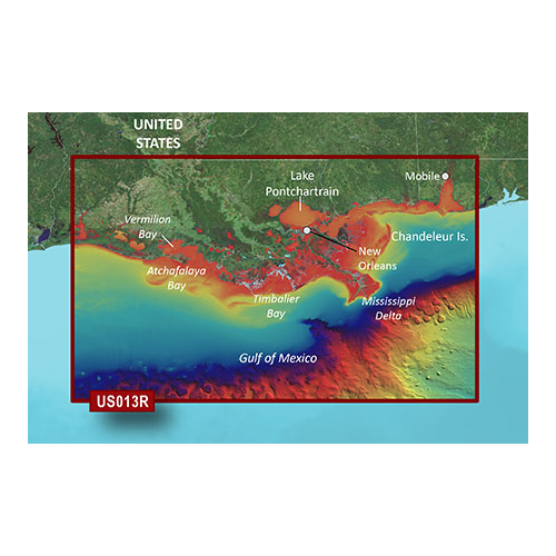 Garmin BlueChart g3 Vision HD - VUS013R - Mobile - Lake Charles - microSD/SD (010-C0714-00)