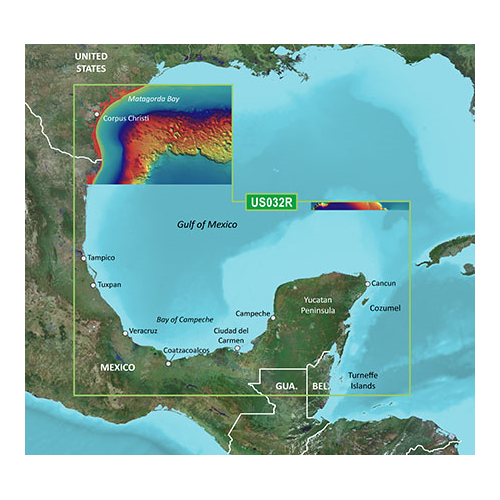Garmin BlueChart g3 Vision HD - VUS032R - Southern Gulf of Mexico - microSD/SD (010-C0733-00)