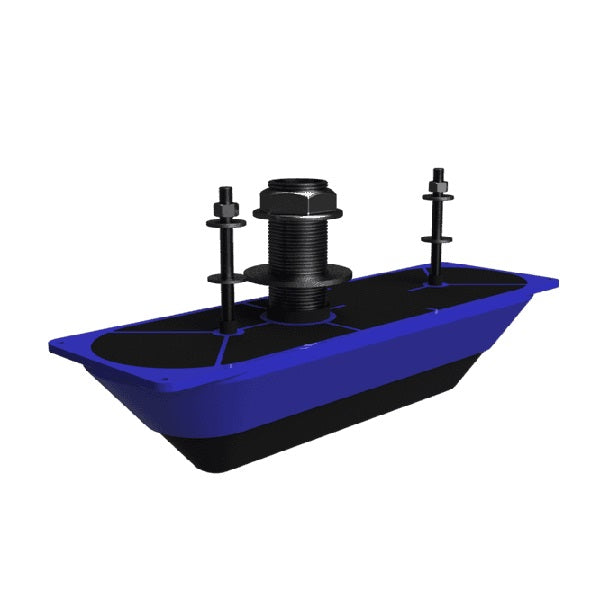 Lowrance StructureScan 3D Stainless Steel Thru-Hull Transducer - Single (000-13559-001)
