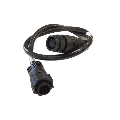 Lowrance 9-Pin Black To 7-Pin Blue Adapter Cable for XID Chirp Transducers (000-13977-001)