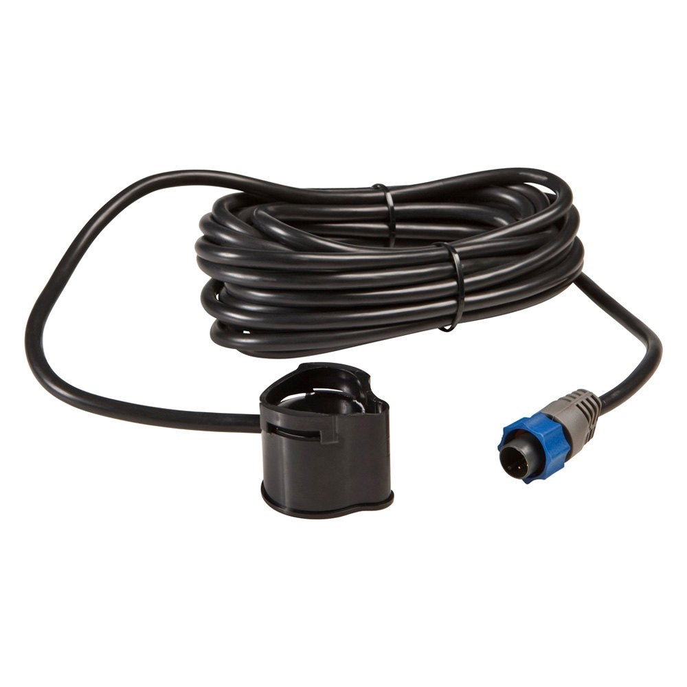 Lowrance PD-WBL 83/200kHz Pod-Style Trolling Motor-Mount/In-Hull Transducer with Blue Connector (000-0106-73)