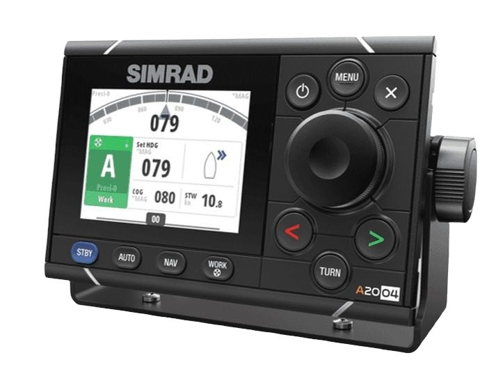 Simrad A2004 Autopilot Controller with 4.1" Color Display and Rotary Knob (000-13895-001)
