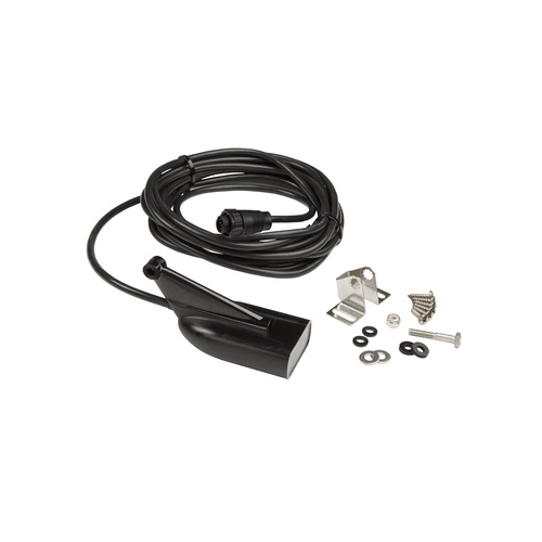 Lowrance 83/200/455/800KHZ HDI Transom-Mount Transducer 9-Pin Connector 5-Pins Utilized (000-12728-001)