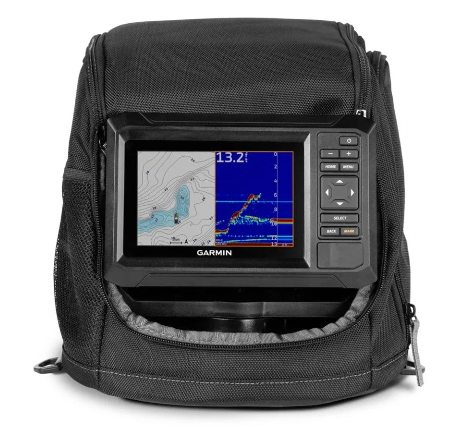 Garmin ECHOMAP UHD2 53cv 5" Ice Fishing Bundle with ECHOMAP UHD2 53cv & Dual Beam-IF Transducer (010-02590-35)