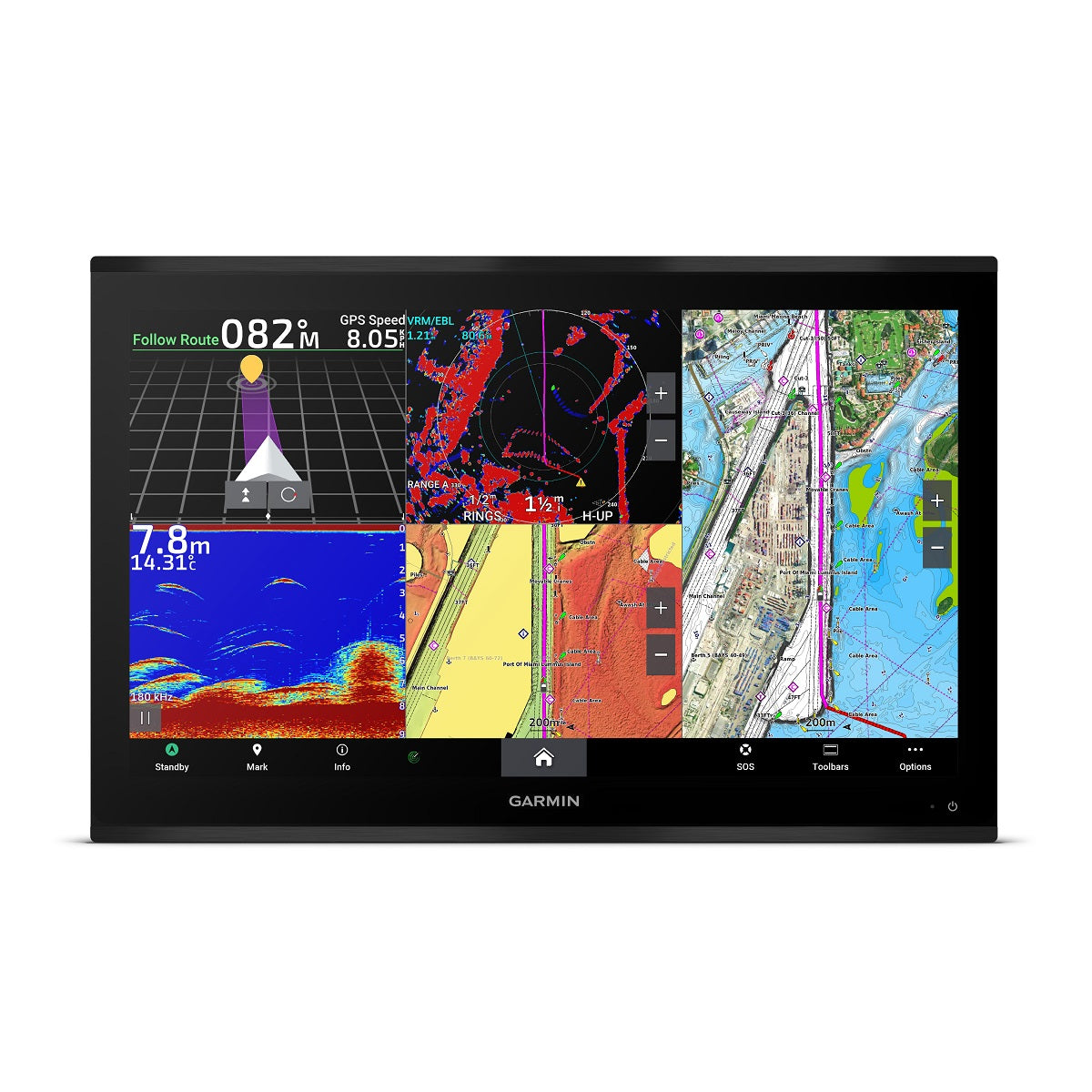 Garmin GPSMAP 9027 27" Premium Chartplotter with Worldwide Basemap (010-02676-00)