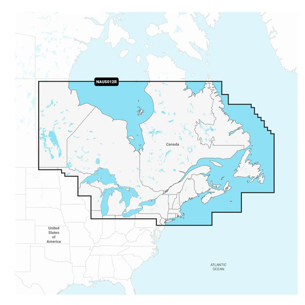 Garmin Navionics+ NAUS012R Canada, East & Great Lakes (010-C1466-30)