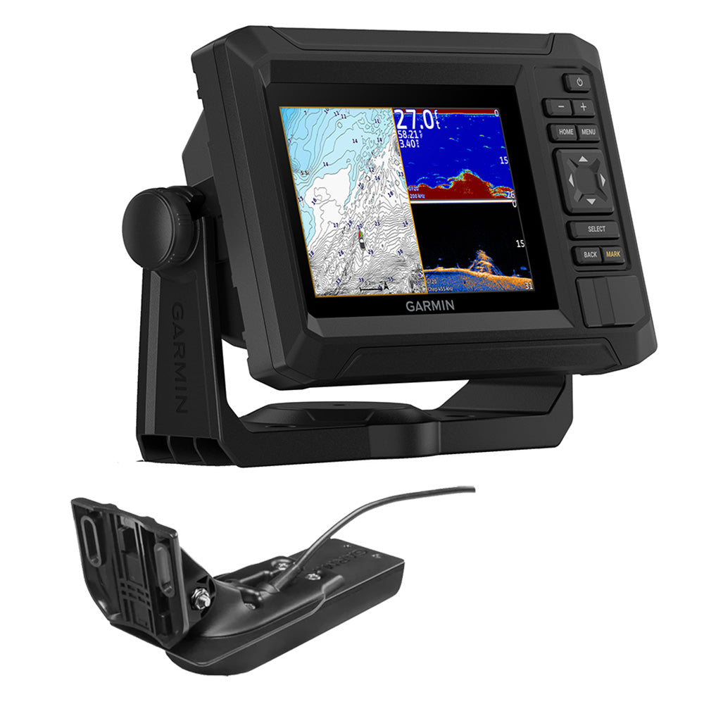 Garmin ECHOMAP UHD2 54CV Chartplotter/Fishfinder Combo with US Coastal Maps & GT20-TM (010-02591-51)
