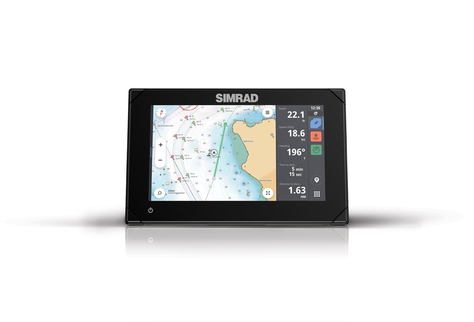 Simrad NSX 3007 7" Combo Chartplotter and Fishfinder with Active Imaging 3-in-1 Transducer (000-15365-001)