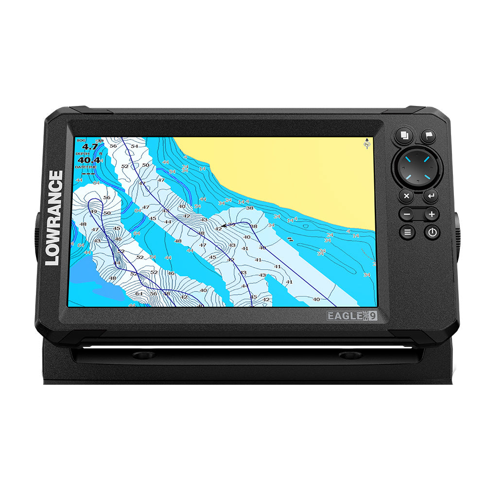 Lowrance Eagle Eye 9 Live with Transom-Mount Transducer and C-MAP DISCOVER Chart (000-16232-001)