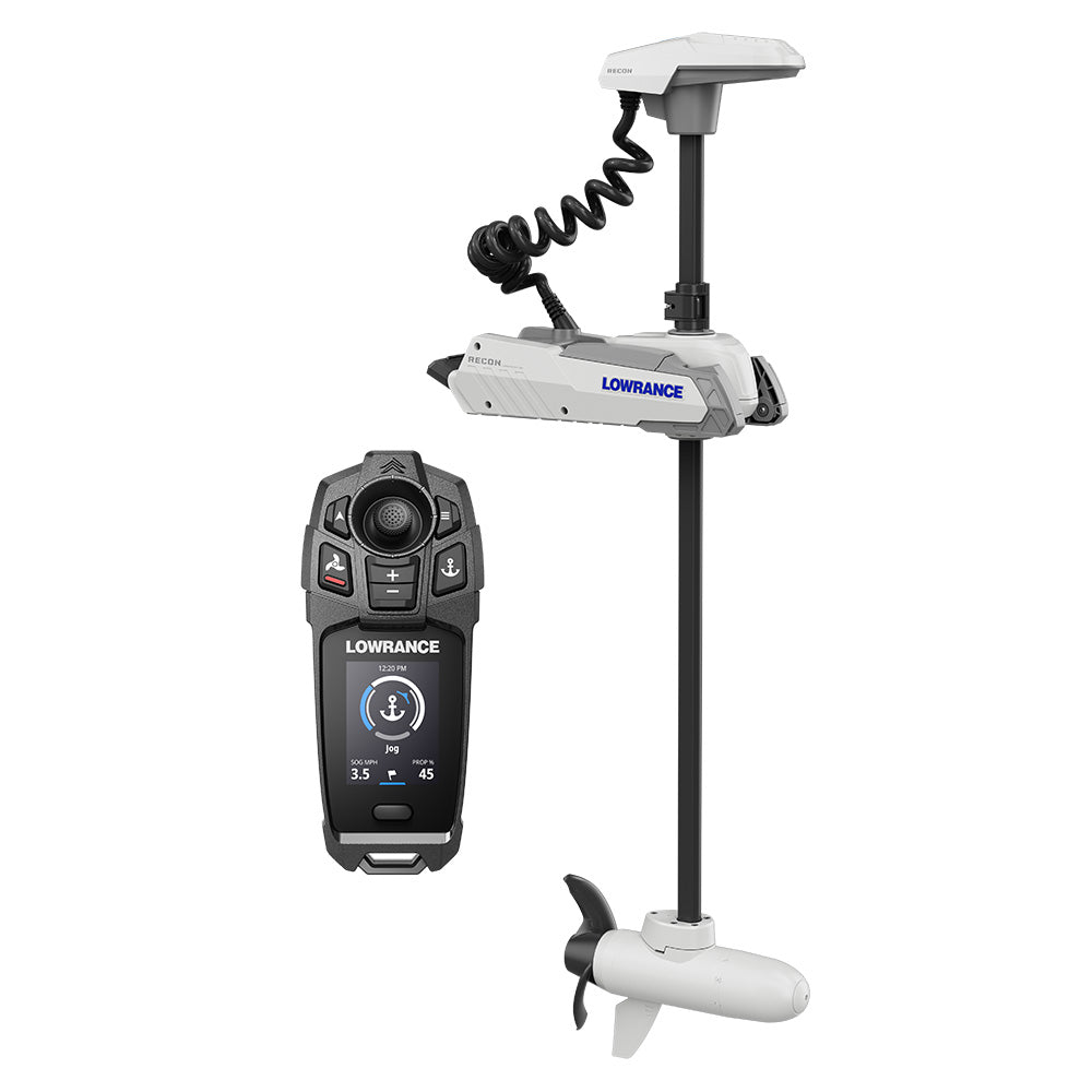 Lowrance Recon Saltwater 60" Shaft Trolling Motor with Freesteer Joystick Wireless Remote (000-16180-001)