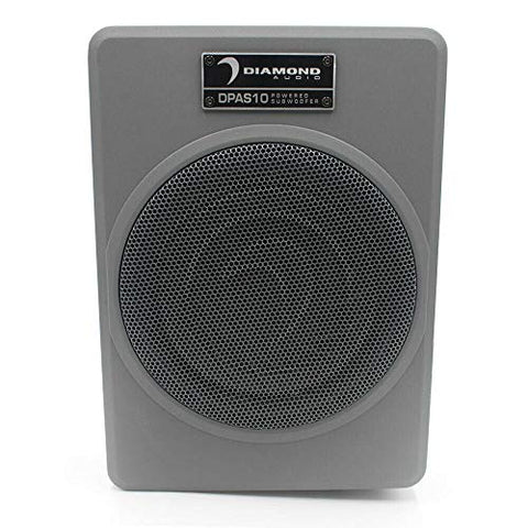 Diamond Audio DPAS10 10" 500W RMS Amplified Subwoofer with Enclosure